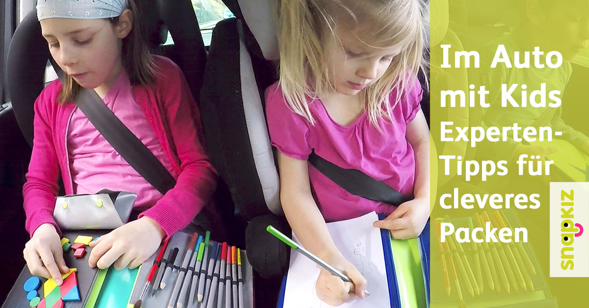 Im Auto mit Kindern: Experten-Tipps für cleveres Packen